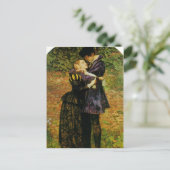 John Millais-Weigerung eines Huguenot, Unterkunft Postkarte (Stehend Vorderseite)