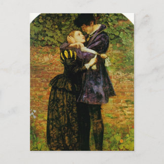 John Millais-Weigerung eines Huguenot, Unterkunft  Postkarte