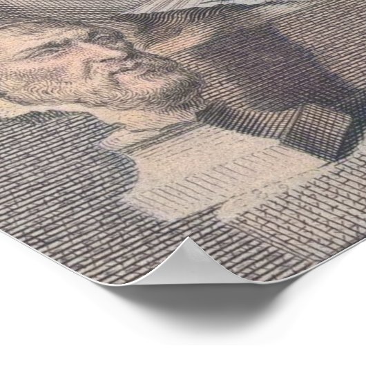 John Milton - Dichter Poster (Ecke)