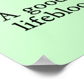 John Milton Portrait and Quote Poster (Ecke)