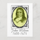 John Milton Postkarte (Vorderseite)