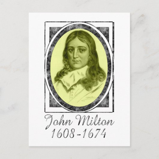 John Milton Postkarte (Vorderseite)