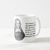 John Milton zitiert Bücher Kaffeetasse (VorderseiteRechts)