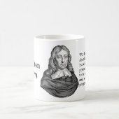 John Milton zitiert Bücher Kaffeetasse (Mittel)