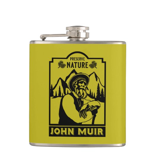 John Muir Day Flachmann (Vorderseite)