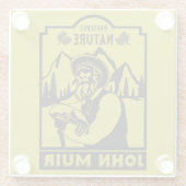 John Muir Day Glasuntersetzer (Rückseite)