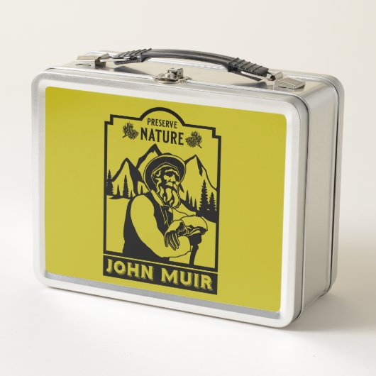 John Muir Day Metall Brotdose (Vorderseite)