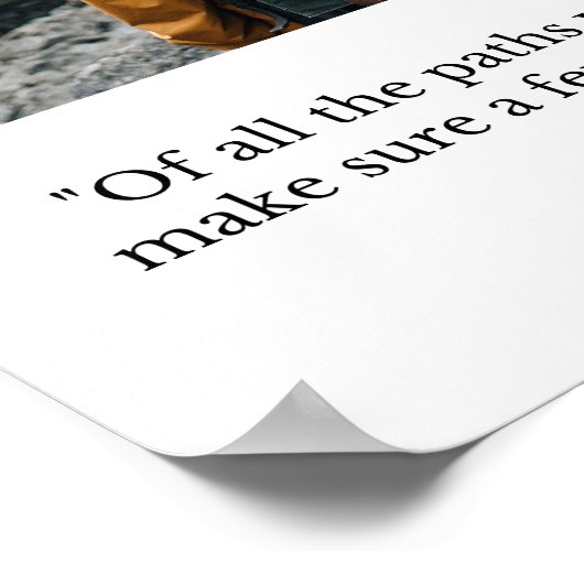 John Muir Inspirational Poster (Ecke)