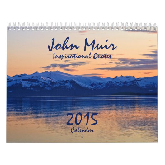 John Muir-Natur-Zitate: Neueres verfügbar! Kalender (Titelbild)