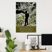 John Muir Nature Quote Poster Print (Heimbüro)