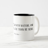 John Muir Nature Walk Zitat Tasse  (VorderseiteRechts)