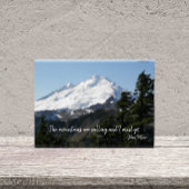 John Muir Quote Mountain Fotoblock