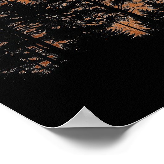 John Muir quote Poster (Ecke)