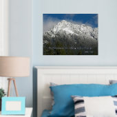 John Muir Quote Snowy Mountain Landschaft Foliendrucke (In Situ (Schlafzimmer))
