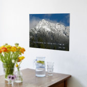 John Muir Quote Snowy Mountain Landschaft Foliendrucke (Ablage(Küche))