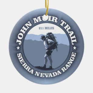 John Muir-Spur Keramik Ornament