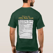 John Muir-Spur - Nahrungs-Tatsachen T-Shirt (Rückseite)