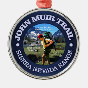 John Muir-Spur (Wanderer C) Silbernes Ornament