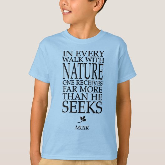 John Muir T-Shirt (Vorderseite)