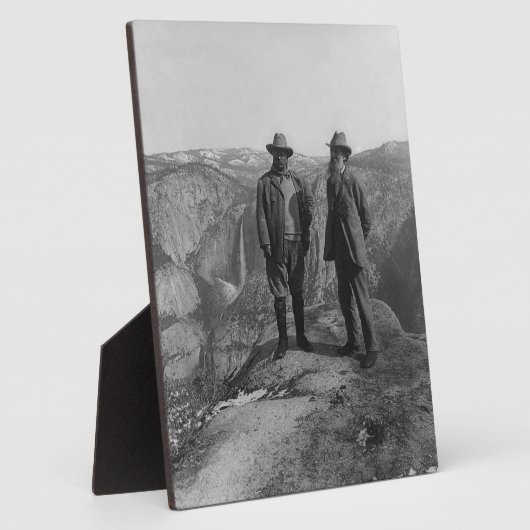 John Muir Teddy Roosevelt Yosemite Nationalpark Fotoplatte (Seite)