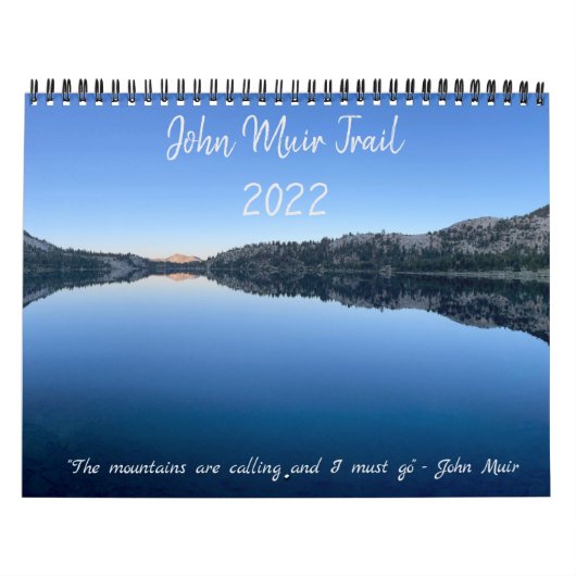 John Muir Trail 2022 Kalender Original (Titelbild)