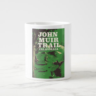John Muir Trail California Reiseplakat. Jumbo-Tasse