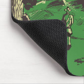 John Muir Trail California Reiseplakat. Mousepad (Ecke)