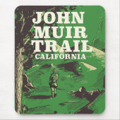 John Muir Trail California Reiseplakat. Mousepad (Vorne)