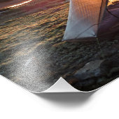 John Muir Trail Camp Sunrise - Sierra Nevada Fotodruck (Ecke)