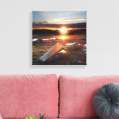 John Muir Trail Camp Sunrise - Sierra Nevada Leinwanddruck (Insitu (Wohnzimmer))