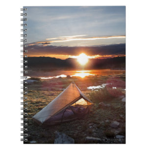 John Muir Trail Camp Sunrise - Sierra Nevada Mount Notizblock