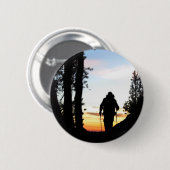 John Muir Trail Hiker 2 - Sierra Nevada Button (Vorne & Hinten)