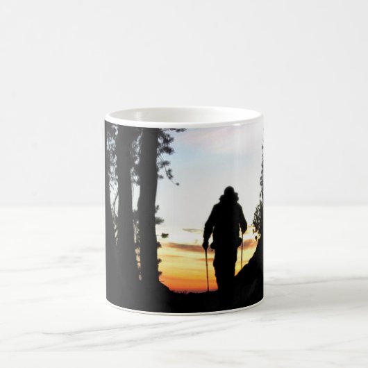 John Muir Trail Hiker 2 - Sierra Nevada Kaffeetasse (Mittel)