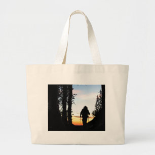 John Muir Trail Hiker 2 - Sierra Nevada Mountains Jumbo Stoffbeutel