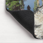 John Muir Trail Hiker - Sierra Nevada Mousepad (Ecke)