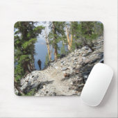 John Muir Trail Hiker - Sierra Nevada Mousepad (Mit Mouse)