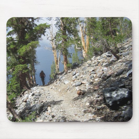 John Muir Trail Hiker - Sierra Nevada Mousepad (Vorne)