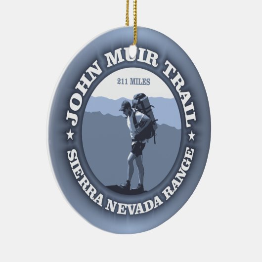 John Muir Trail Keramik Ornament (Rechts)