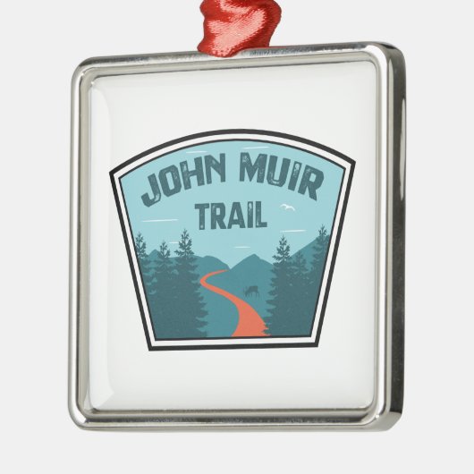 John Muir Trail Ornament Aus Metall (Links)
