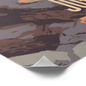 John Muir Trail Reiseplakat Poster (Ecke)