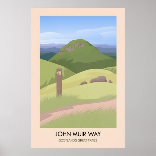 John Muir Way Scotlands Great Trails Poster (Vorne)