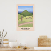 John Muir Way Scotlands Great Trails Poster (Küche)