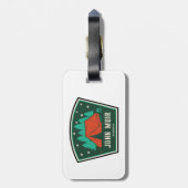 John Muir Wilderness California Camping Gepäckanhänger (Rückseite vertikal)