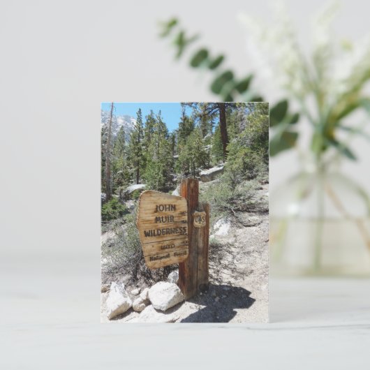 John Muir Wilderness Postkarte (Stehend Vorderseite)