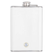 John Muir Zitat Hand Gezeichnet Mushroom Forager H Flachmann (Rückseite)