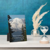 John Muir Zitat Landschaftlich Mount Rainier Fotoplatte (Seite)