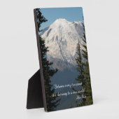 John Muir Zitat Landschaftlich Mount Rainier Fotoplatte (Seite)