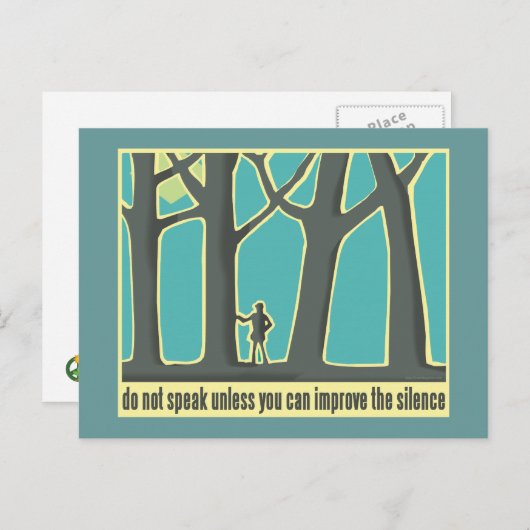 John Muir Zitat Postkarte (Vorne/Hinten)