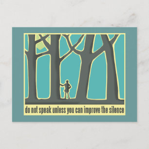 John Muir Zitat Postkarte