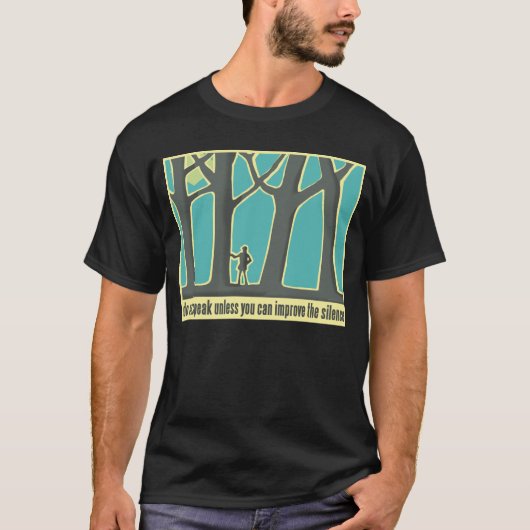 John Muir Zitat T-Shirt (Vorderseite)